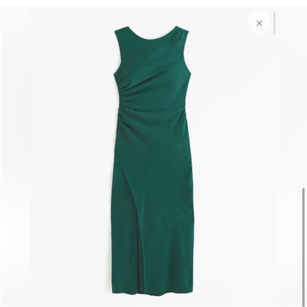 Abercrombie & Fitch Teal Sleeveless Midi Dress
